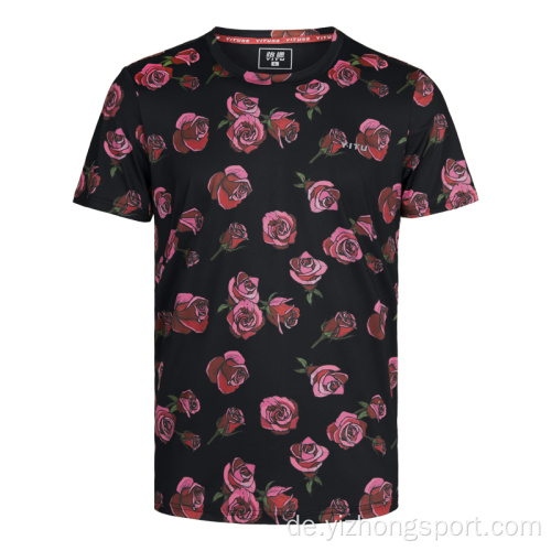 Feuchtigkeitsableitendes Dry Fit T-Shirt Rose